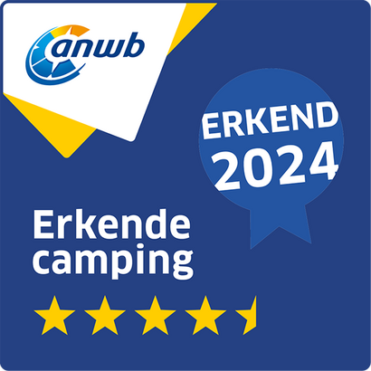 ANWB 4½-Sterne-Zertifizierung für hochwertiges Camping auf dem Horsens City Camping - Erkende camping